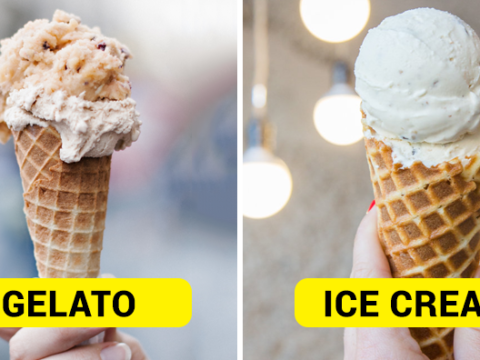τζελατο και παγωτο. Οι διαφορές